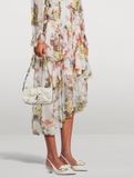 Giày Jim/my Ch/oo Amita Flower 45 Slingback Pumps