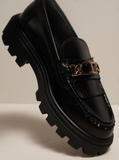 Giày T•ds Fringed Platform Loafers - size 35