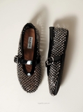 [ORDER 2 - 3 TUẦN] Giày A/lai/a Fishnet Ballet Flats