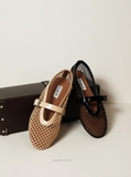 [ORDER 2 - 3 TUẦN] Giày A/lai/a Fishnet Ballet Flats