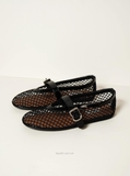 [ORDER 2 - 3 TUẦN] Giày A/lai/a Fishnet Ballet Flats