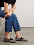 [ORDER 2 - 3 TUẦN] Giày A/lai/a Fishnet Ballet Flats