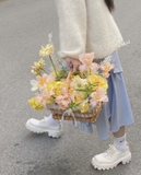 Giày Lost in Echo Platform Brogues - size 36