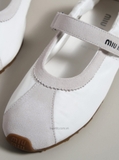 [ORDER 2 - 3 TUẦN] Giày M/iu M/iu Plume Ballerina