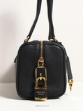 Túi P/ra/da Medium Leather Top Handle Padlock