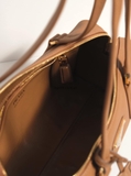 Túi P/ra/da Medium Leather Top Handle Padlock