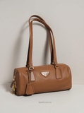 Túi P/ra/da Medium Leather Top Handle Padlock