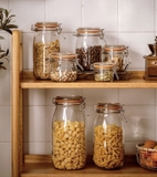 Hũ thủy tinh Kilner Clip Top Jar tròn nắp cài 0.5/1/1.5/2/3 lít