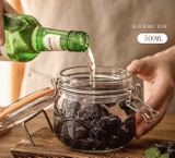 Hũ thủy tinh Kilner Clip Top Jar tròn nắp cài 0.5/1/1.5/2/3 lít