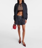 Giày M/iu M/iu Patent Leather Buckle Slingback