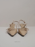 Giày M/iu M/iu Patent Leather Buckle Slingback