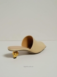 Giày BV Knot Mules - Silky Leather