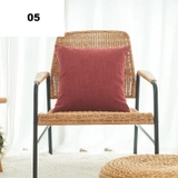 Vỏ gối vuông sofa linen 45x45 cm