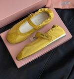 [ORDER 2 - 3 TUẦN] Giày M/iu M/iu Plume Ballerina