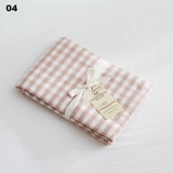 Vỏ gối cotton-linen sọc caro - 1 cặp 2 cái