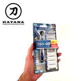 Dao cạo râu cao cấp Nhật KAI Axia 5 Blade (9 đầu thay) AX-9BS - Cán thép không gỉ