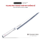 Dao bếp Nhật cao cấp TOJIRO PRO Yanagi thép MV chống gỉ - Dao thái Sashimi 300mm F-624