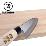 Dao bếp Nhật cao cấp Sakai Genkichi Deba thép Carbon SK5 Paper Box - Dao Deba (165mm)