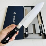 Bộ 3 dao bếp Nhật cao cấp Tojiro DP thép VG10 - Thái thịt cá - Thái đa năng - Gọt hoa quả FT-032