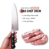 Bộ 3 chiếc dao bếp cao cấp thương hiệu KATANA Essential - Dao thái thịt cá - Dao đa năng -  Dao gọt hoa quả - KATA200