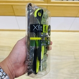 Dao cạo râu cao cấp Nhật Xfit 5 blade màu xanh 8 đầu thay (hộp dài) XF5-8BS