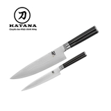 Bộ 2 dao bếp Nhật cao cấp Shun Classic Chef và Ultility DMS-220