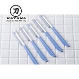 Dao cạo lông mày cao cấp Nhật Disposable BTMG-5F bộ 5 chiếc (màu xanh)