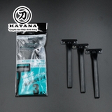 Dao cạo râu cao cấp Nhật LUS-3P bộ 3 chiếc (màu đen)