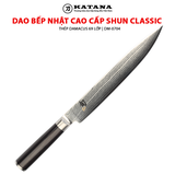 Dao bếp Nhật cao cấp Shun Classic Slicing - Dao thái lát thép Damascuss 69 lớp DM0704 (230mm)