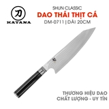 Dao thái thịt cá cao cấp KAI Nhật Bản - Shun Classic Kiritsuke thép VG-Max Damascus 69 lớp DM0771 (200mm)