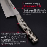 Dao bếp Nhật cao cấp Global GF36 Nakiri - Dao thái rau củ (200mm)