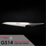 DAO BẾP NHẬT CAO CẤP GLOBAL GS14 SERATED UTILITY (150MM) - Dao Nhật KATANA