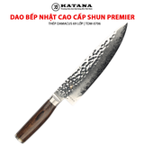 Dao bếp Nhật cao cấp Shun Premier Chef - Dao thái thịt cá thép Damascuss 69 lớp TDM0706 (200mm)