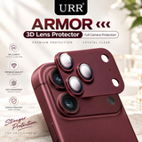 Kính URR SAPPHIRE ARMOR bảo vệ Full cụm Camera Khung Titanium cho iphone 18 series