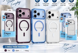 Ốp Lưng Zikguz Kuoo MagSafe Nhám Mờ Viền Màu BVC Cho iPhone 17/18 Promax