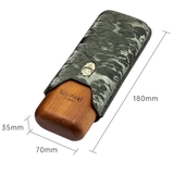 Bao Da Du Lịch 2 Điếu Lubinski YJA-50029 Chính Hãng – Da Cao Cấp, Lót Gỗ Tuyết Tùng