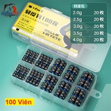 Hộp Nhiều Viên Chì Câu Đài Chất Lượng XLingTe Chia Size Từ 1.5-4.0g Tiện Lợi, Chì Câu Đài, Chì Câu Cá Cao Cấp