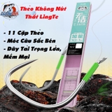 Thẻo Câu Đài Không Nút Thắt LINGTE Cao Cấp Chuyên Câu Cá Chép, Trắm, Rô Phi..Móc Sắc Bén, Khỏe