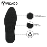 Giày buộc dây nam da bò cao cấp tăng chiều cao Oxfords VICADO VA0023 3cm