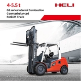 4 ton, 4.5 ton, 5 ton, 5.5 ton G3 series internal combustion counterbalanced forklift truck