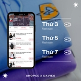 Local brand Davies mách kinh nghiệm săn sale shopee giá siêu rẻ.