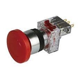 Công tắc khẩn không đèn viền nhôm DRE-RR1R