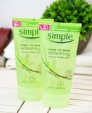 Gel rửa mặt cho mọi loại da Simple Refreshing Facial Wash 150ml