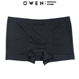 Quần Lót Nam Owen QLB232454 màu đen Kiểu sịp đùi Boxer Chất liệu Polyamide spandex