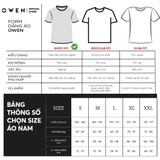 Áo Thun Nam Tay Ngắn Không Cổ Owen TSN233247 Màu xám melange nhạt dáng Body Fit chất liệu cotton