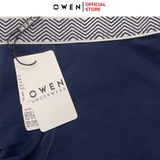 Quần Lót Nam Owen QLB242501 màu xanh tím than  chất liệu cotton spandex