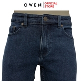 Quần Jean Nam Owen Quần Bò Nam QJS241439 Màu xanh đậm Dáng Slimfit Chất liệu Cotton Spandex
