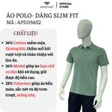 Áo Thun Polo Nam Cổ Bẻ Aristino APS119AS2 Màu: Xanh rêu 54