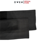 Quần Tây Nam Owen QST242822 Màu xám đậm kẻ caro chìm Dáng Slimfit cạp tăng đơ Chất liệu Nano