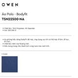 Áo Thun Nam Tay Ngắn Không Cổ Owen TSN22500-NA Dáng Body Fit Chất Liệu Polyester & Spandex
